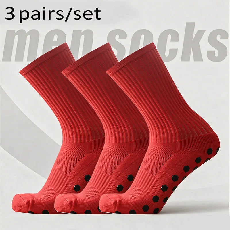 New solid color men's women's sports breathable socks mid | SAMAG