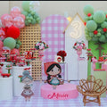 Cutouts Foam Board Kt Board Little Red Riding Hood Backdrop Photo Props Background Baby Shower Prop Birthday Party Decor