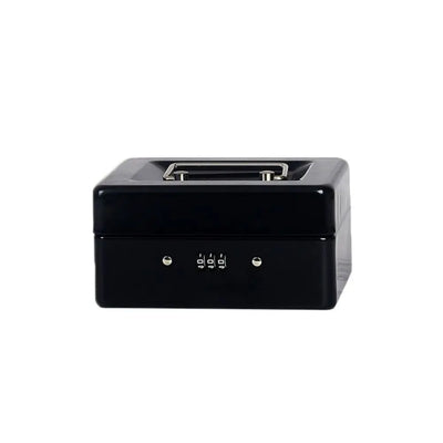 Small/Large Locking Cash Box Double Layer with Combination Lock Metal Money Safe with Tray Cover Storage | SAMAG