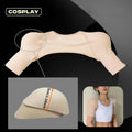 Seamless Insert Shoulder Pads Cosplay Short Sleeve Fitness Sport Top Wide Shoulder Insert Slim Big Muscle Clothes Female Male