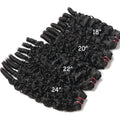Burmese Curly Hair Bundles Pixie Curly Bundles 100% Raw Human Hair Ocean Spiral Curly Double Drawn Vietnamese Hair Weave Deep Wave