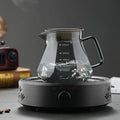 Glass Drip Coffee Maker,Diamond Design Glass Dripper and Filter Holder Manual Coffee Brewer for Home and Office