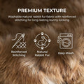 Cat Toy Ball Cat Bunny-kick Ball Furry Ball Cat Toy Soft Fluffy Rabbit Fur Pom Pom Balls Washable Indoor Exercise Toy for Cats
