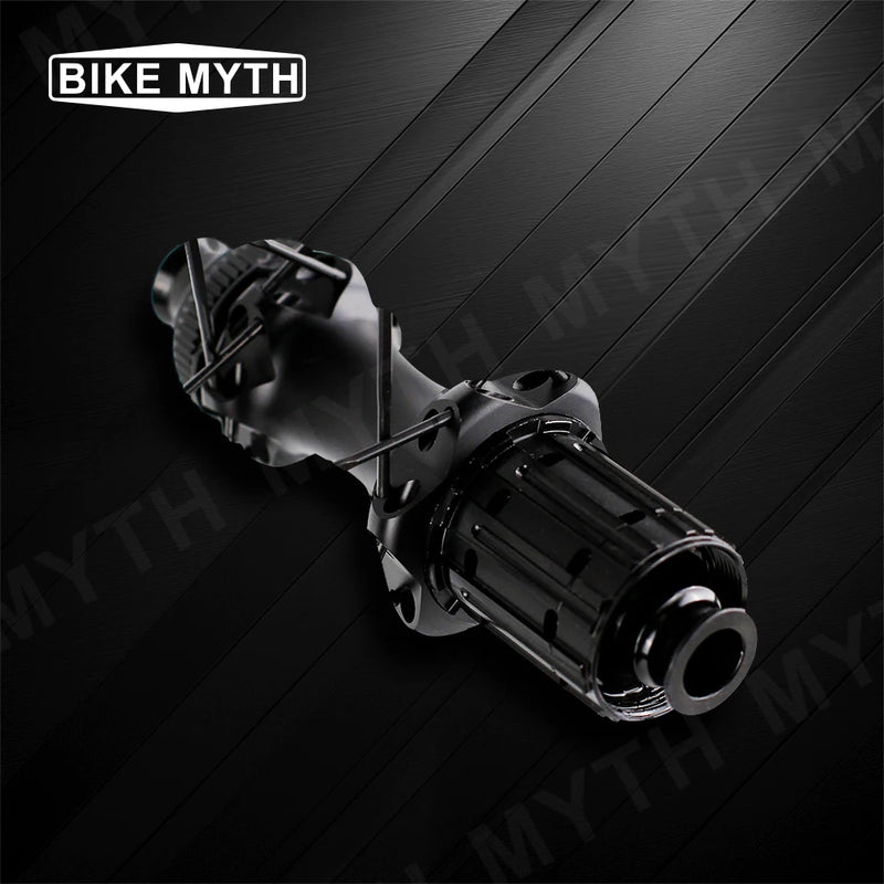 BIKE MYTH TCW50 Carbon Fiber Road Disc Brake Wheelset 50mm High Rim Aerodynamic Compatible with Tubeless Tires 700C Carbon Wheel