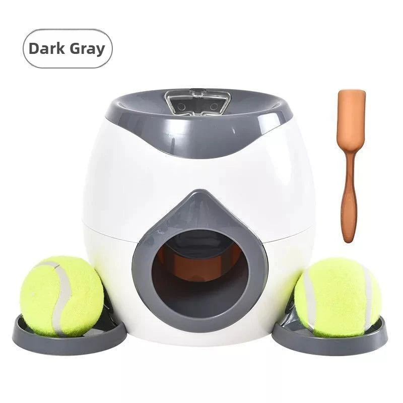 Automatic Dog Ball Launcher, Interactive Fetch Machine for Indoor Outdoor, Pet Training Toy with Mental Stimulation