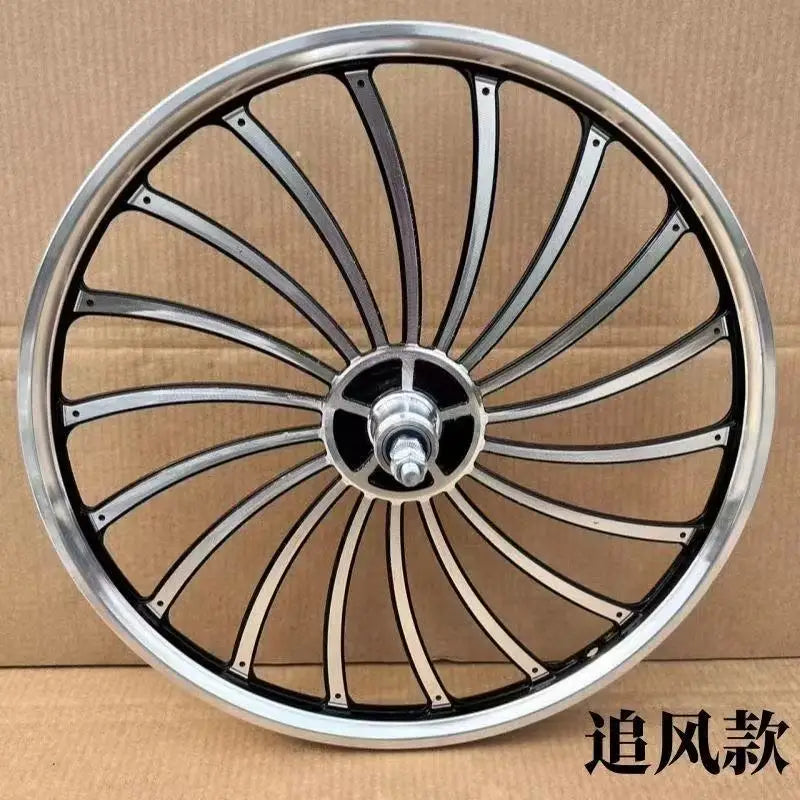 Folding bicycle wheels14/16/20 Inch Aluminum Alloy Material Variable Speed Rear Wheel Single Speed Rear Wheel 135MM Rear Shift
