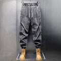 Men Harem Jeans Loose Hip Hop Trousers Washed Denim Man | SAMAG