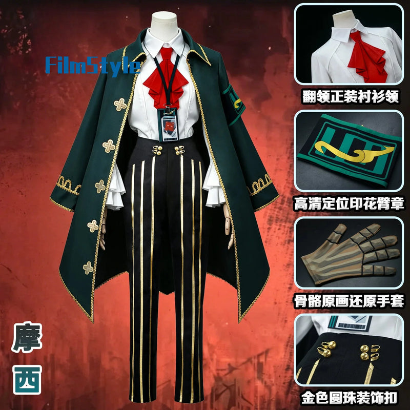 Limbus Company Moses Chapter 9 Full Set Cosplay Costume, Project Moon Character Outfit
