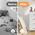 JHK Children's Wardrobe For Bedroom With 8 Fabric Drawers Storage Cabinet Steel Frame Assembly Closet For Clothes Home Furniture