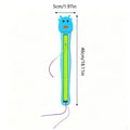 Automatic Flying Rope Cat Toy Smart Touch Activated Teaser Toy USB Rechargeable Auto Swing Rope with Suction Cup Pet Play Toy