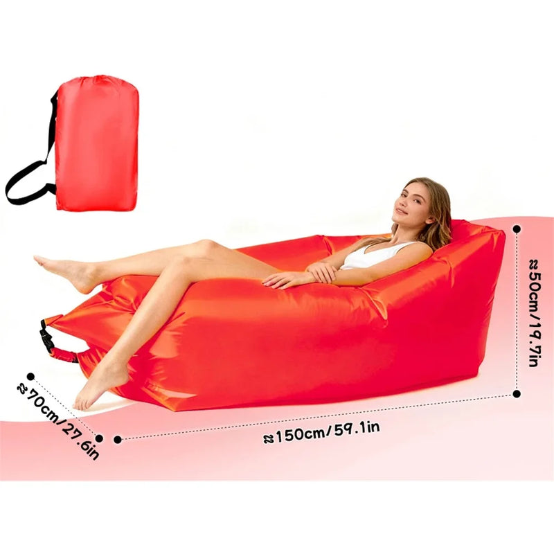 Portable Air Sofa Waterproof Fast Inflatable Lounger - View 12 | SAMAG