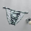 Men Underwear Sexy Men Camouflage Briefs Cuecas Calzoncillos Hombre Slip Mens Silky Bikini Briefs Underpants U Pouch Lingerie