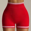 Women Yoga Shorts High Waist Workout Shorts Fitness Yoga Lift Butt Fitness Ladies Yoga Gym Running Short Pants Sportswear