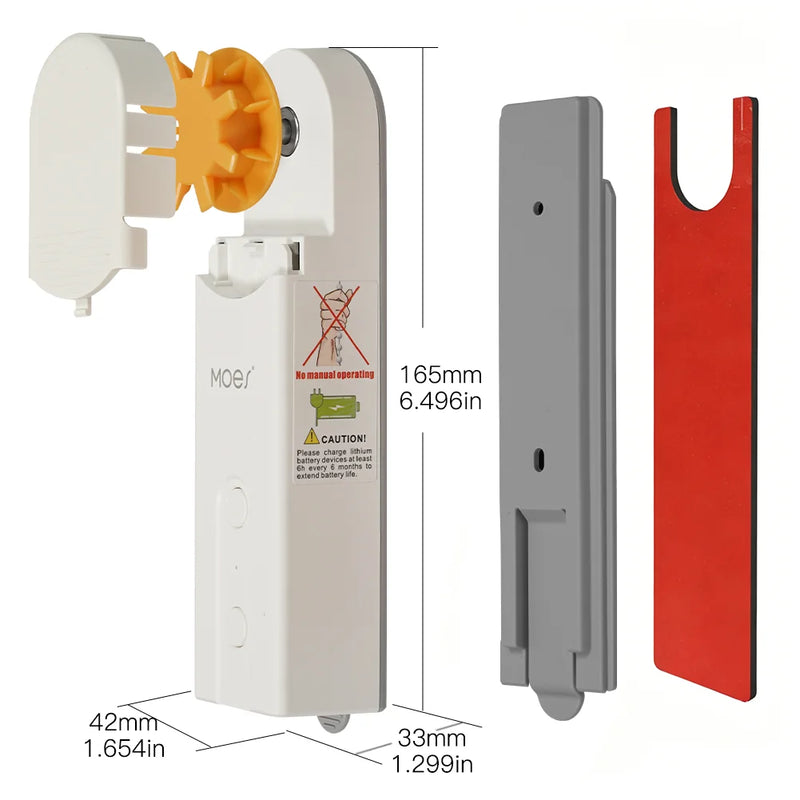 MOES ZigBee Smart DIY Motorized Roller Blinds/Shades Drive Motor Hub Tuya Smart Life APP Alexa Google Home Voice Control