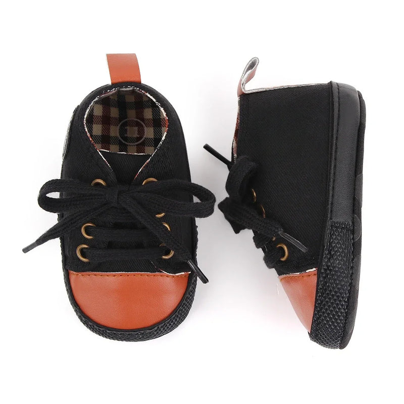 Print Canvas Baby Sports Sneakers For Newborn Baby Boys Girls First Walkers Shoes Infant Toddler Soft Sole Baby Shoes