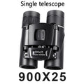 900x25 HD Powerful Binoculars 9000M Long Range Folding Mini Telescope BAK4 FMC Optics For Hunting Sports Outdoor Camping Travel