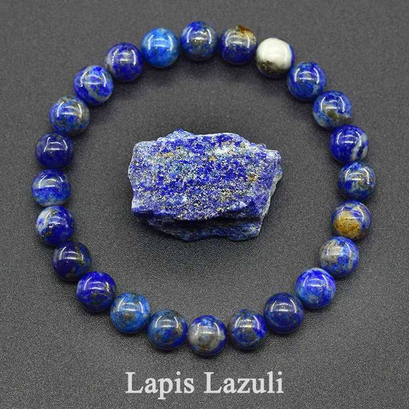 Genuine Tree Patterned Agates Beads Bracelet Woman Real Natural Moss Man Energy Stones for Healing - Visuel 24 | SAMAG