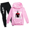 3-12 Years Spring Autumn Football CR7 Print Hoodie+Pants | SAMAG