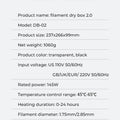 Creality Filament Dryer Upgrade Fan Filament Dry Box 1KG PLA PETG ABS TPU Filaments Dehydrator Storage Box Filament Spool Holder