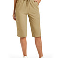 TACVASEN Women's Quick Dry Hiking Capris 4 - Way Stretch - View 14 | SAMAG