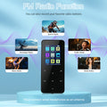 Portable MP3 Player 16G+128G, Bluetooth HiFi Sound Music Player with FM Radio Speaker Recorder