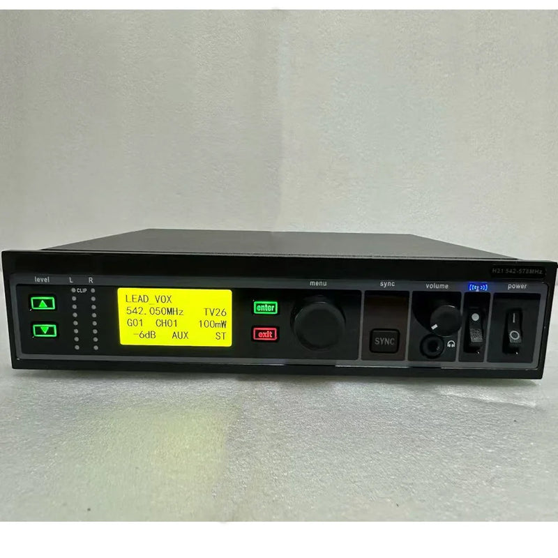 Professional stereo wireless in-ear monitoring system, professional stage sound equipment, suitable for live musicians and bands