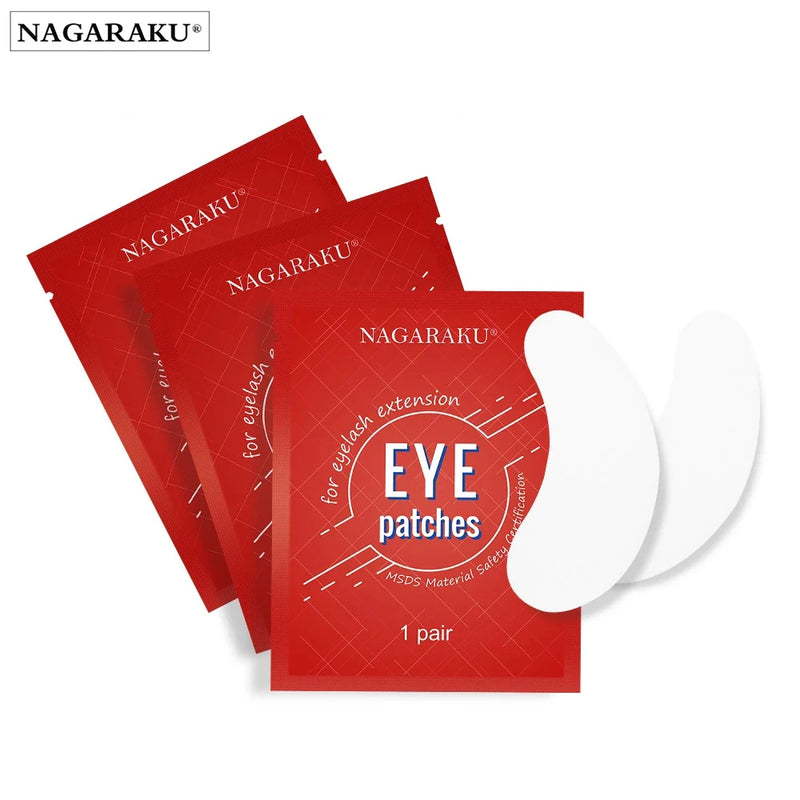NAGARAKU New Patches Eyelash Under Eye Pads Lash Eyelash Extension  Patches Eye Tips Sticker Wraps Makeup tools