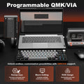 YUNZII AL68 Black QMK/VIA Mechanical Keyboard, Wireless - Visuel 3 | SAMAG