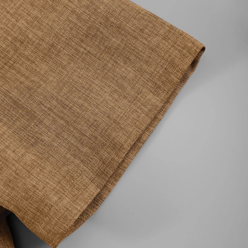 Summer Men's Cotton Linen Texture Stand Collar Short | SAMAG