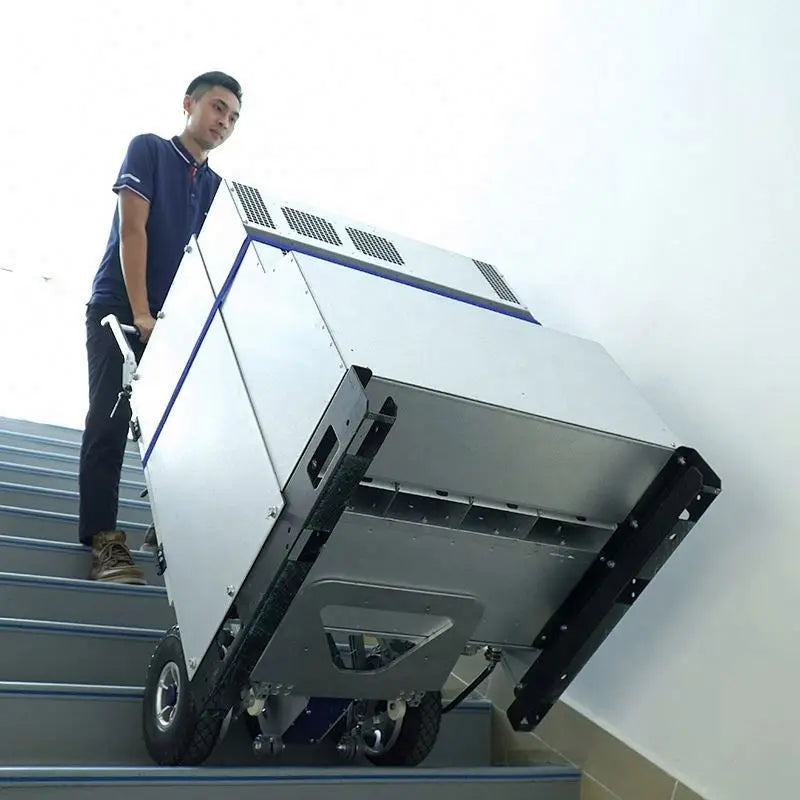 Stairs Motorize Handcart Trolley 2 Wheels Wheel For Shipping Trolleys Crawler Stair Lift Electric Car Dolly Cargo Loading Cart
