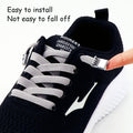 Magnetic Lock Shoelaces Without ties 8mm Wide Flat Elastic Laces Sneakers Tennis No Tie Shoe laces Easy Use Shoes Accessories