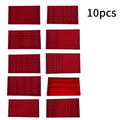 1 Set, (Including 8PCS) Flocking Jewelry Box Jewelry Tray