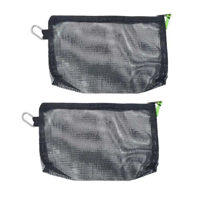 Outdoor Compact Mesh Tool Zipper Pouch with Carabiner | SAMAG