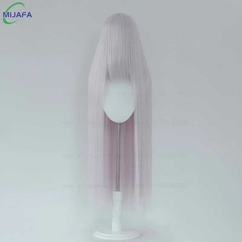 Very High Quality 600g 68 Colors 40 Inch 100cm Long Straight Cosplay Wig With Bangs Heat Resistant Hair Anime Wigs + Wig Cap