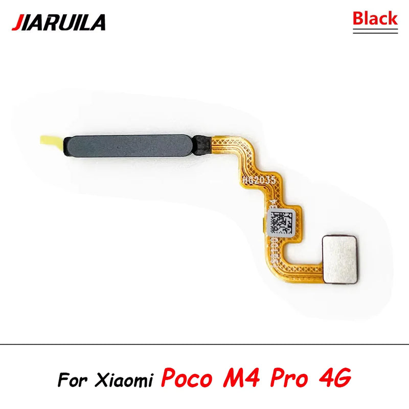 Fingerprint Scanner For Xiaomi Poco X3 Pro M3 F3 / M4 Pro 4G Home Button Fingerprint Menu Return Key Sensor Flex Cable