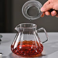 JUSTINLAU Hand Drip Coffee Pot Set High Borosilicate Glass Coffee Brewing Pot Espresso Filter Cups Household Coffee Accessories
