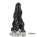 Loose Wave Braiding Hair Extensions 24" Synthetic Spiral Curls Braids Hair Pre Stretched Bouncy Braid French Curls Braiding Hair
