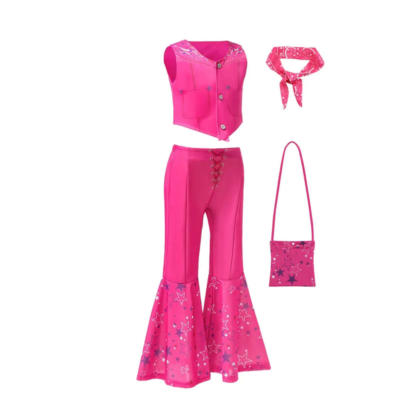 Summer Rose Pink Sleeveless Girl Cosplay Outfit Star - View 10 | SAMAG