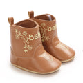 0-18M Infant Baby Autumn Winter Short Boots Soft Cotton Material Rubber Sole Warm Casual Walking Boots