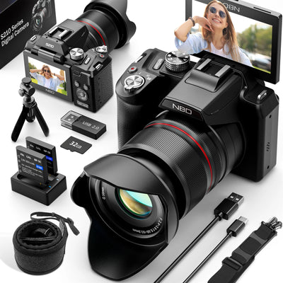 NBD 5K&64MP Digital Cameras For Photography, 16X Optical | SAMAG
