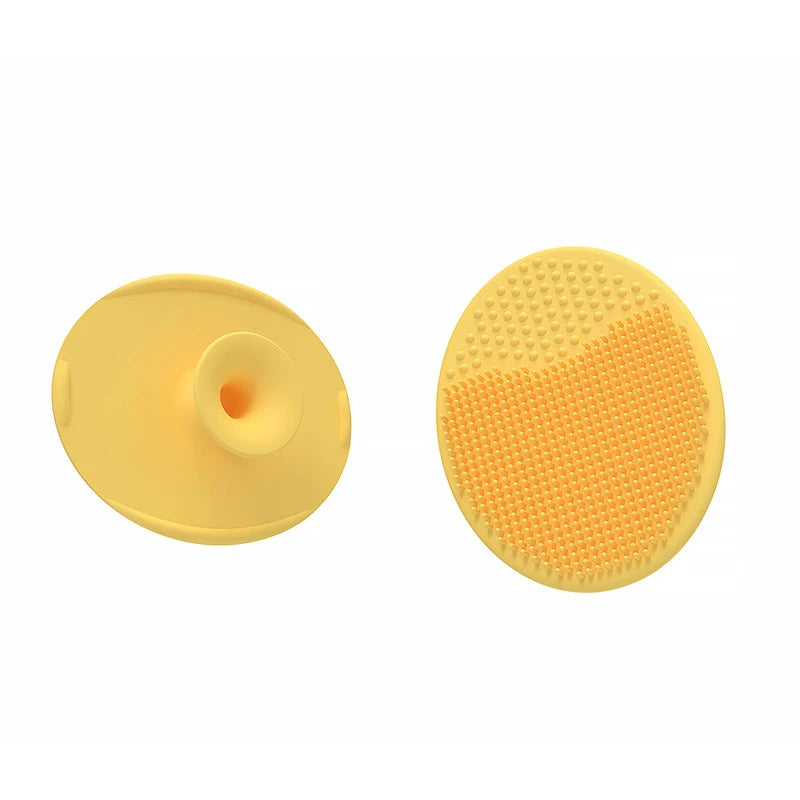 .Silicone Shampoo Brush For Baby Infant Bathing Soft Silicone Kids Children Shower Brush Head Hair Washing Massage Bath Brushes.