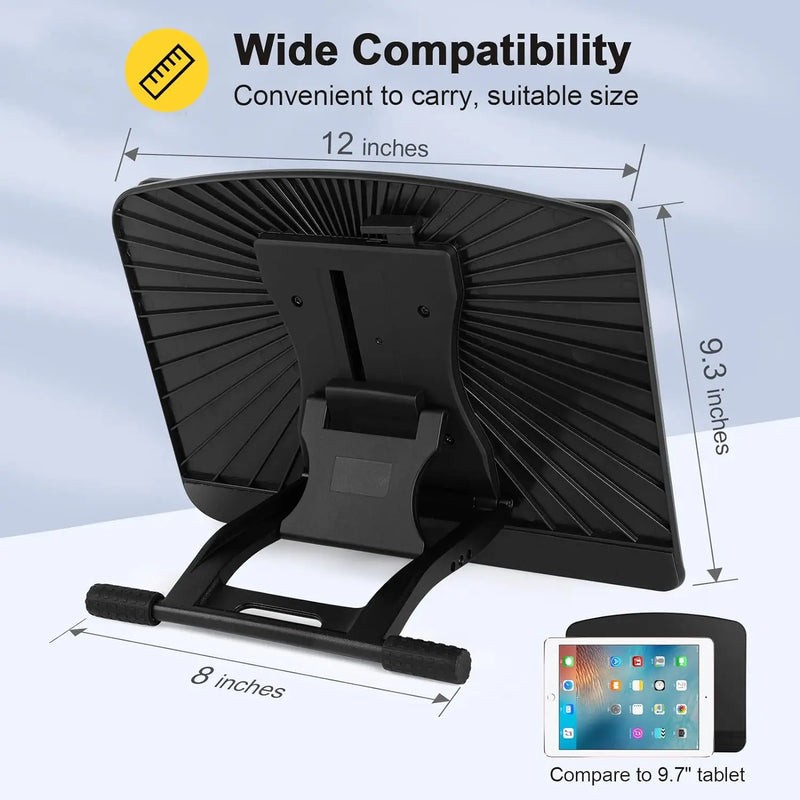 Parblo PR100 Drawing Tablet Stand, Stable and Adjustable Stand for 10 to 16 Inches Tablets, Laptops, iPad Pro, MacBook