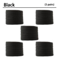 New Half Round High Quality Shoelaces 5mm Width Solid Color Shoelace Sneaker Classic Shoe Laces 1 Pair/3 Pair/5 Pair