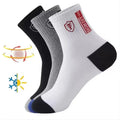 10对 Breathable Cotton Sports Stockings Men Bamboo Fiber | SAMAG