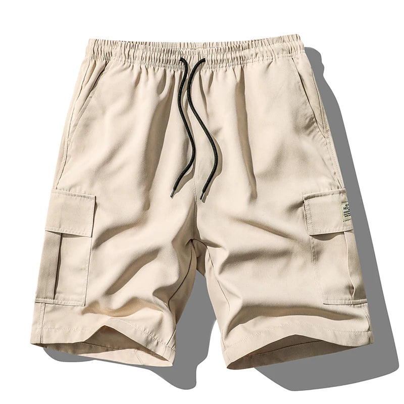Men's Summer New Cargo Shorts Loose Plus Size Drawstring | SAMAG