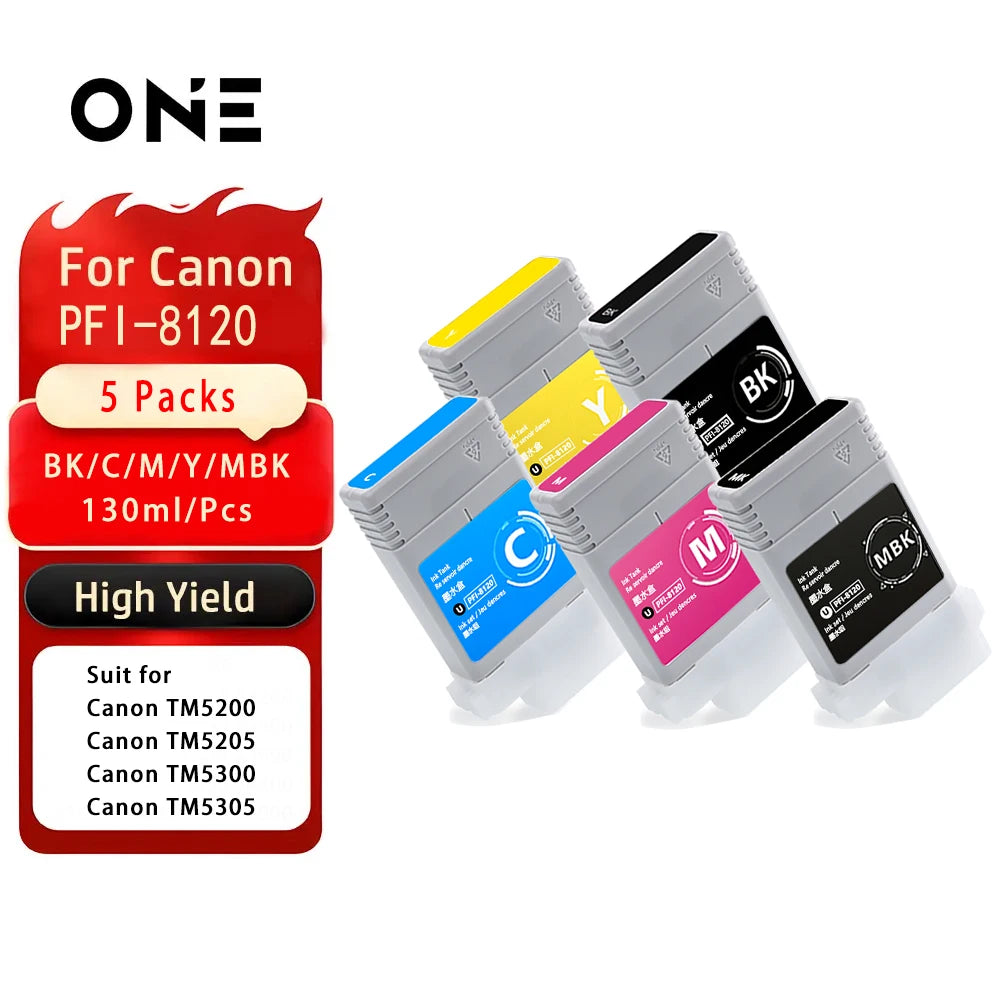 PFI-8120 PFI8120 Compatible Ink Cartridge With Chips for Canon PFI-8120 imagePROGRAF TM-5200/5205/5300/5305/5250/5350 Printer