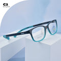 SECG Sports Children Glasses Silicone Optical Spectacle Ultralight Flexible Soft Glasses For Boys And Girls Students Myopia