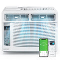 6000 BTU Smart Window AC with WiFi, Remote & App Control, Energy Saving & Timer, Custom