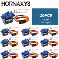 1-10PCS SG90 9G Micro Digital Servo Motor 180/360Degree Fixed-Wing Gear Servo Motor for Rc Helicopter Toy Airplane Aircraft