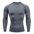 Compression Running Top Men Long Sleeve Shirt For Male Gym Clothing Quick Dry Sportswear Fitness Tee Training Workout Muscle Top